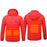 Winter Heated Jacket USB Electric Cotton Coat Zip-up Heater Thermal Clothing Heating Vest For Men