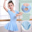Children's Dance Clothes, Girls' Practice Clothes, Girls Short-sleeved Tutu