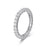 Amazon Essentials Eternity Band Cubic Zirconia Demi Fine Stacking Ring in Sterling Silver