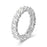 Amazon Essentials Eternity Band Cubic Zirconia Demi Fine Stacking Ring in Sterling Silver