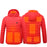 Winter Heated Jacket USB Electric Cotton Coat Zip-up Heater Thermal Clothing Heating Vest For Men
