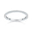 BORUO Sterling Silver Ring - Wedding Bands for Women, Eternity Band, Cubic Zirconia Simulated Diamond Stackable Band for Oura Ring Gen3/4-1.5mm 3mm Band Size 4-12