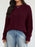 Trendy Queen Women's Oversized Cable Knit Crewneck Fall Pullover Sweaters