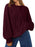 Trendy Queen Women's Oversized Cable Knit Crewneck Fall Pullover Sweaters