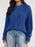 Trendy Queen Women's Oversized Cable Knit Crewneck Fall Pullover Sweaters