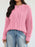 Trendy Queen Women's Oversized Cable Knit Crewneck Fall Pullover Sweaters