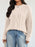 Trendy Queen Women's Oversized Cable Knit Crewneck Fall Pullover Sweaters
