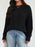 Trendy Queen Women's Oversized Cable Knit Crewneck Fall Pullover Sweaters