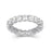 Amazon Essentials Eternity Band Cubic Zirconia Demi Fine Stacking Ring in Sterling Silver