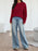 Trendy Queen Women's Oversized Cable Knit Crewneck Fall Pullover Sweaters
