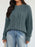 Trendy Queen Women's Oversized Cable Knit Crewneck Fall Pullover Sweaters